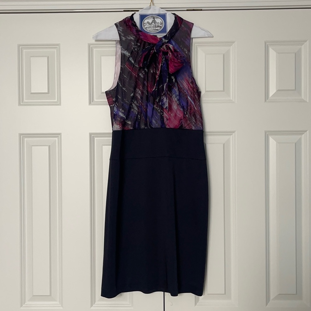 Bcbgmaxazria Ruffle Bow Shift Dress